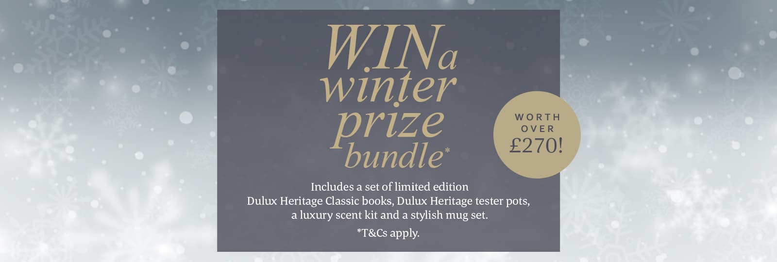Winter prize bundle competition
